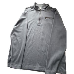 Nike Men's Golf 1/4-Zip Dri-fit Pullover Long Sleeve Blue Size XL Embroidered